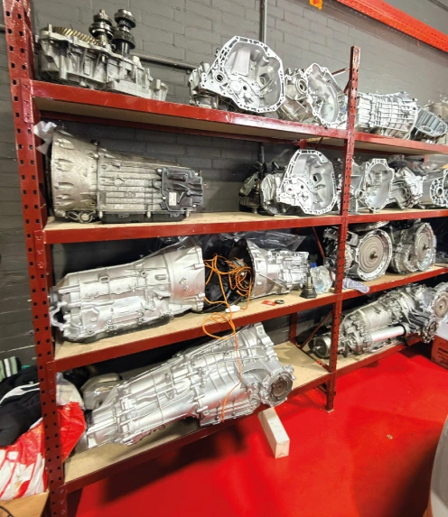 Versnellingsbak werkplaats